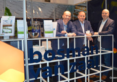 Martijn Vernooij (Bosman), André Eblé (Montera Techniek) en Wim Blijleven (Indigo Logistics) deelden een stand.